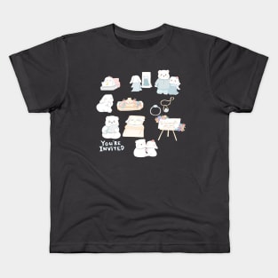 Engagement Bear Bunny Timeline | Bunniesmee Kids T-Shirt